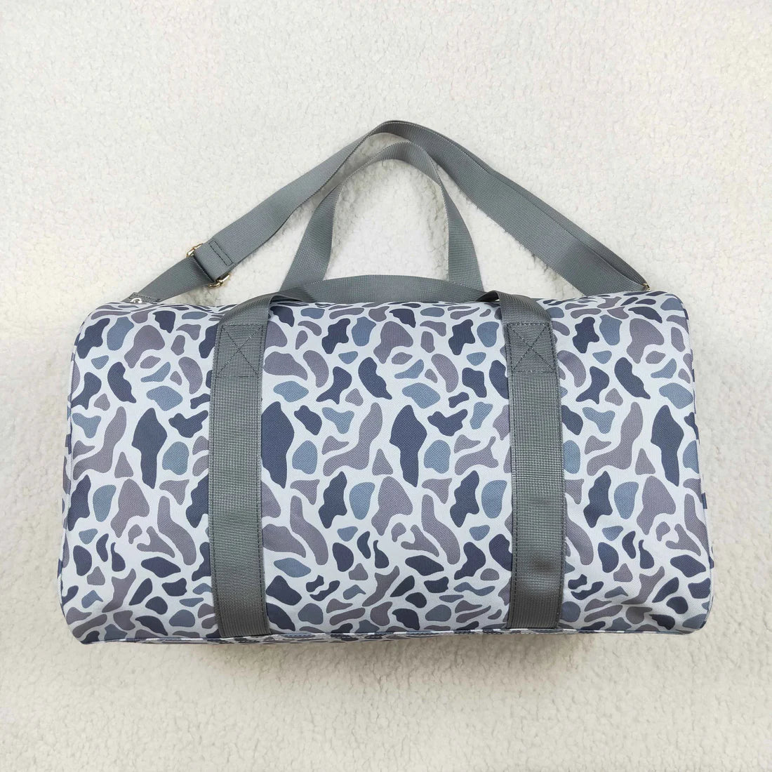 BA0262 Tote Bag Camouflage Gray Gym Bag Handbag