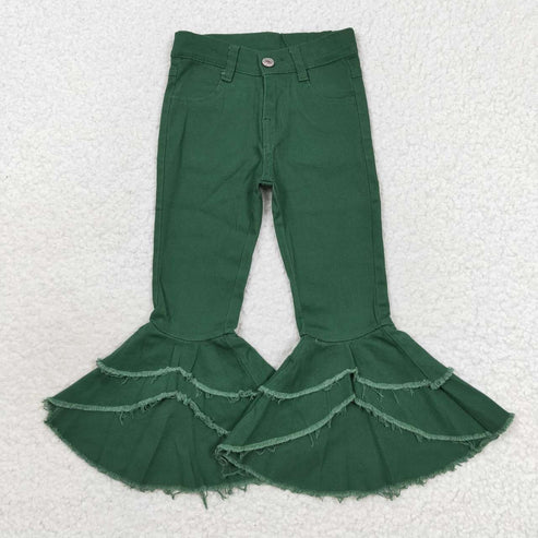L-3.7 P0171 Dark green denim pants