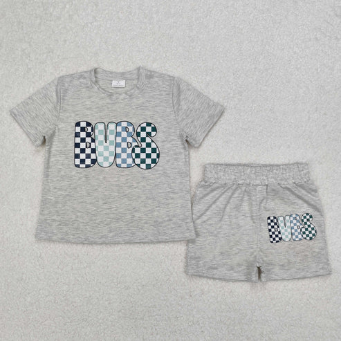 BSSO1304 Vinyl Baby Boys Bubs Top Sports Shorts Clothes Sets