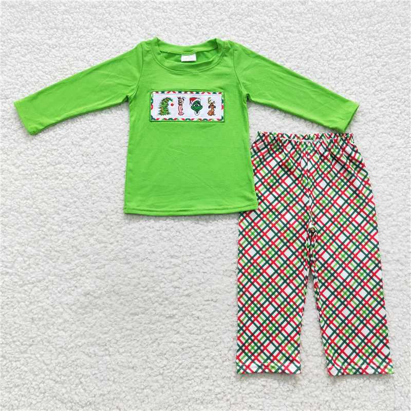 Sibling Baby Boys Girls Christmas Frog Pants Clothes Sets