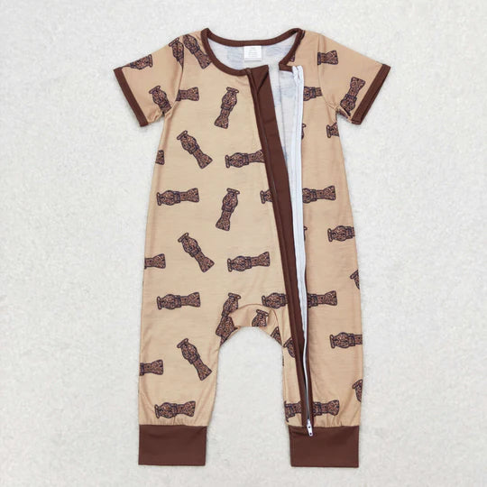 3.12 SR1900 RTS baby boy clothes hunting toddler boy summer rompe Bamboo