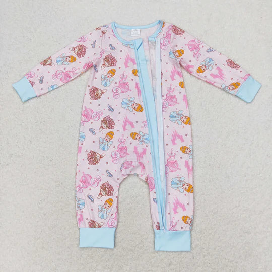 3.13 LR0990 RTS baby girl clothes princess toddler girl winter romper Bamboo