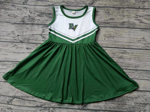 5.5 Baby Girls Team Green Eagle Knee Length Dresses Preorder(moq 3)