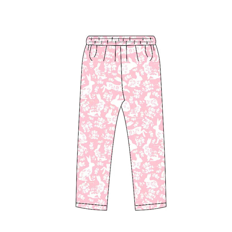 11.7 MOQ:5pcs P0960 pre-order baby girl clothes rabbit girl easter winter pant