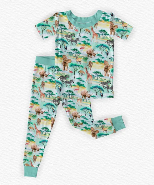 10.30 BSPO0627 Baby Boys Forest Animals Top Pants Hunting Sets Preorder