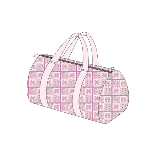 12.26 MOQ:5pcs BA0389 pre-order Tote bag bows print baby bag handbag