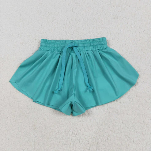 6.2 SS0553 Baby Girls Aqua Skort Shorts Bottoms