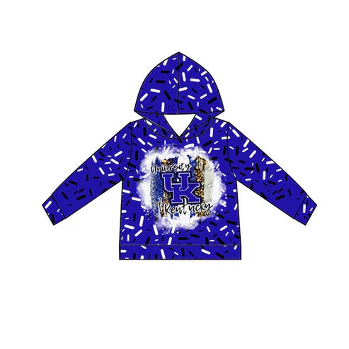 10.29 Custom Moq 8 Baby Kids Blue Sprinkles Drip UK Team Hoodies Tops