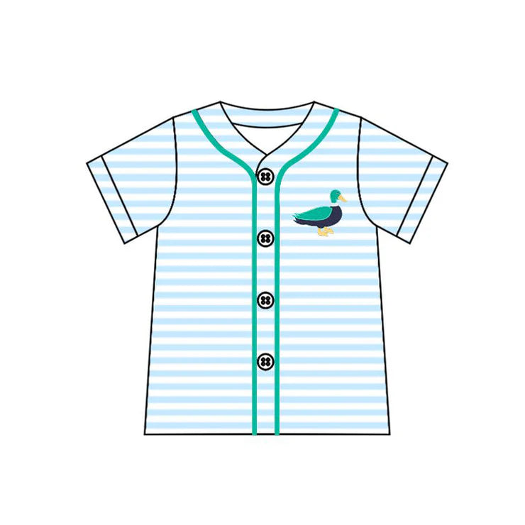 11.13 MOQ:5pcs BT1555 pre-order toddler boy clothes mallard boy summer top shirt