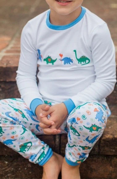 6.3 BLP0990 Baby Boys Dinosaur Shirt Pants Pajamas Clothes Sets Preorder