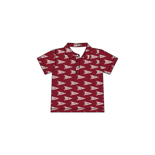 9.4 Custom Moq 5 Baby Boys Go Fight With Wine Cheer Team Pullovers Shirts Tops