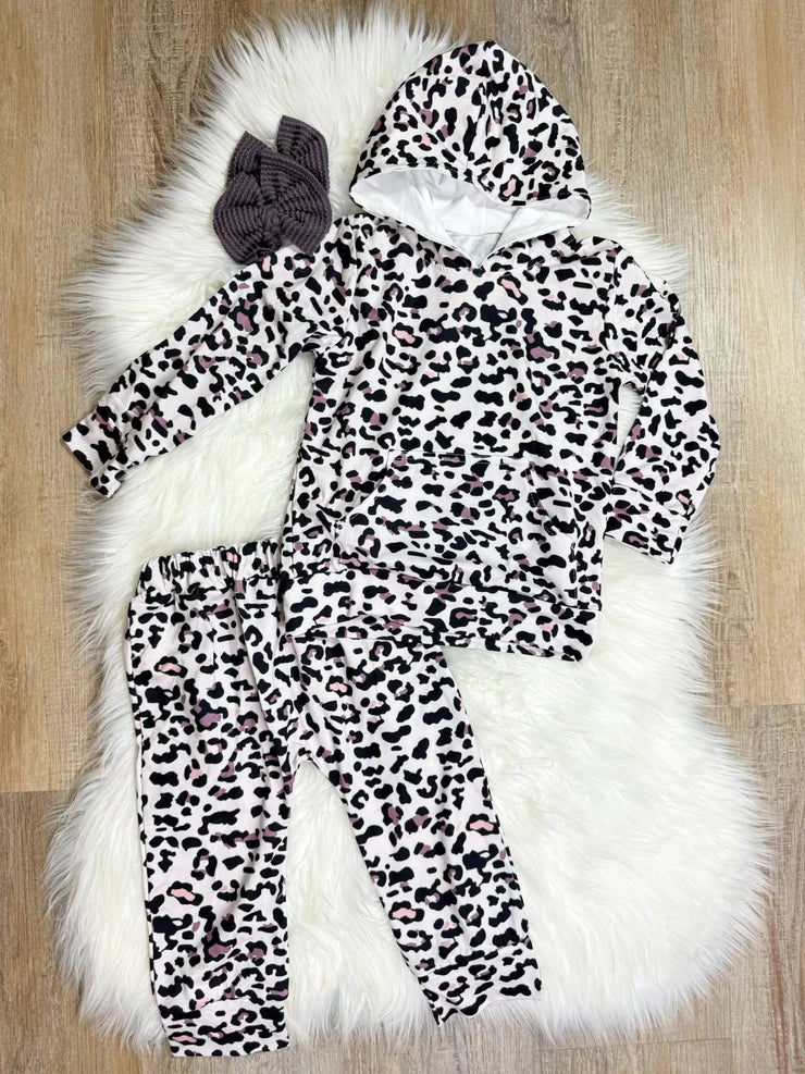 11.12 MOQ:5pcs GLP3135 pre-order toddler girl clothes leopard print girl winter set