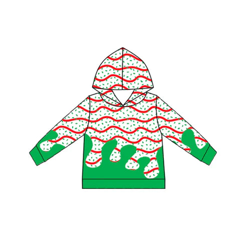 8.6 BT1315 Baby Boys Drip Christmas Trees Hoodies Top Preorder