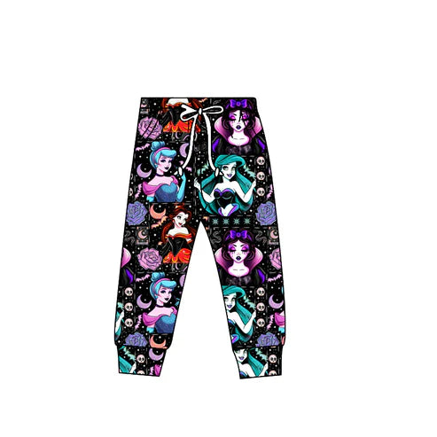 8.8 Custom Moq 5 Baby Kids Halloween Princess Jogger Pants