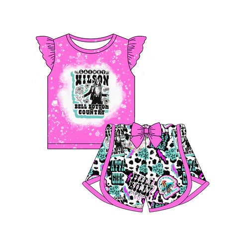 4.10 GSSO2490 Baby Girls Singer Top Atta Girl Short Set Preorder