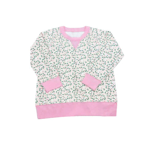 9.18 GT1224 Baby Girls Long Sleeve Bows Floral Tee Shirts Top Preorder