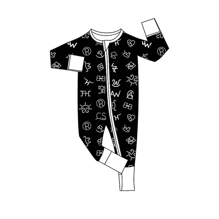 11.19 MOQ:5pcs LR2913 pre-order baby boy clothes cowboy toddler boy winter romper