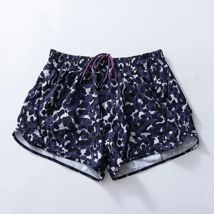 3.23 S0481 Baby Girls Purple Leopard Yoga Shorts Bottoms Preorder