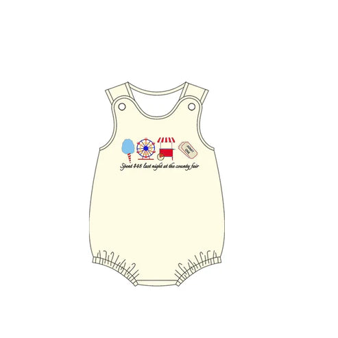 4.11 SR3038 Baby Boys Sleeveless Ice Cream Store Rompers Preorder