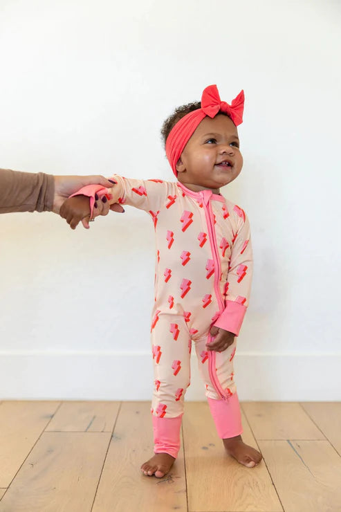 5.29 LR1983 Baby Infant Girls Western Lights Long Sleeve Rompers preorder