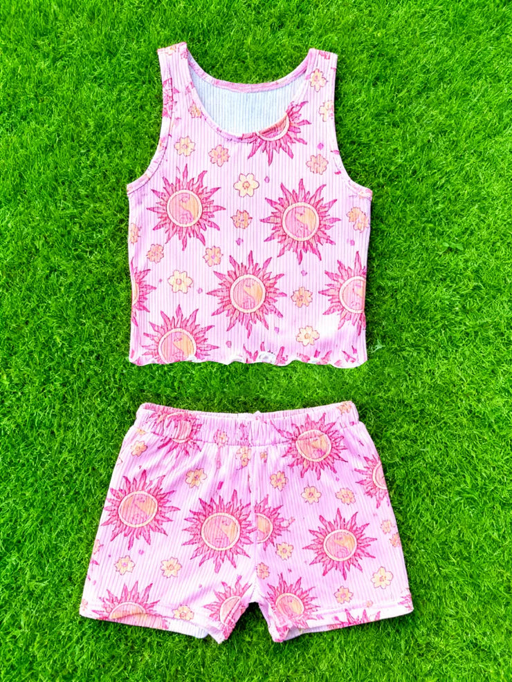 11.21 MOQ:5pcs GSSO2898 pre-order baby girl clothes flower toddler girl 4th of July summer outfit
