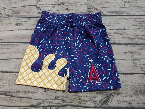 5.2  Baby Boys Navy Team A Shorts Bottoms Preorder(moq 3)