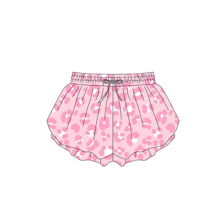 4.18 SS0587 Baby Girls Pink Leopard Summer Shorts Bottoms Preorder