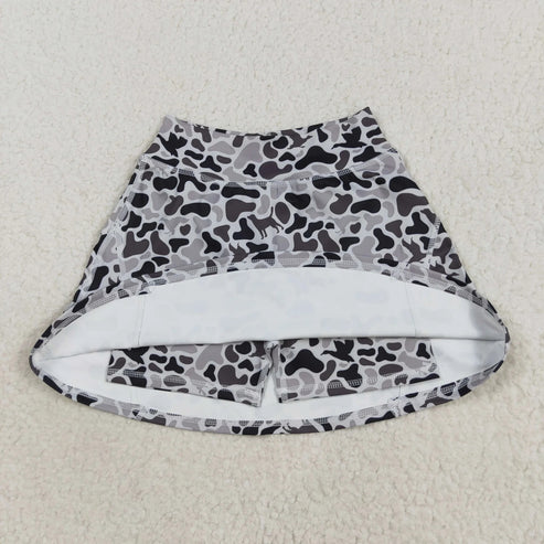8.18 Sibling Baby Girls Western Ducks Camo Yoga Skorts Bottom