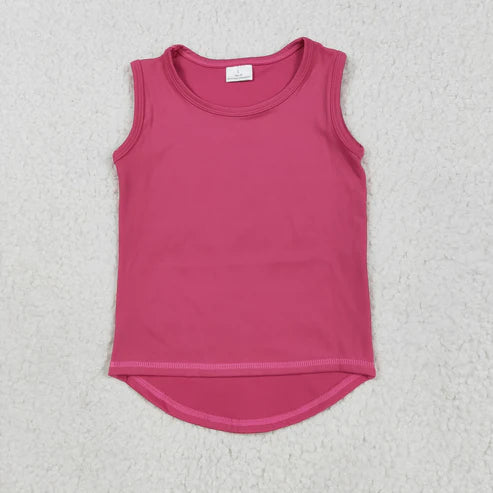 6.2 GT0982 Baby Girls Hot Pink Sleeveless Vests Top