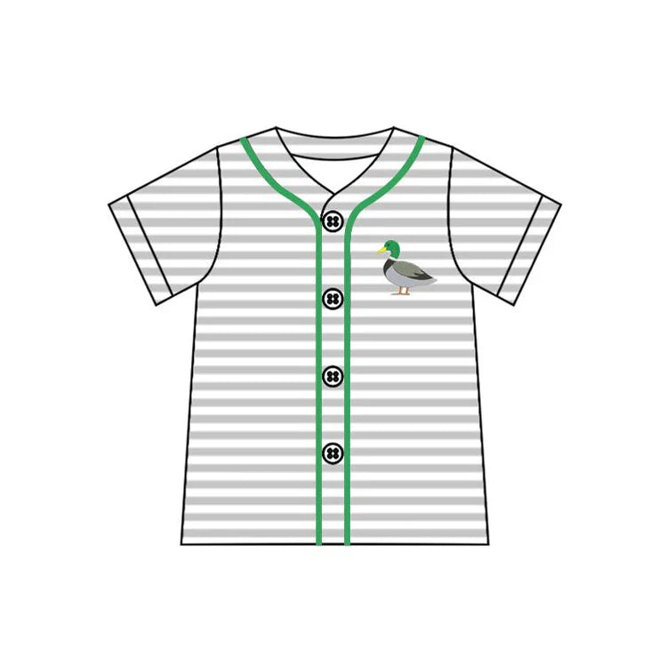 11.13 MOQ:5pcs BT1556 pre-order toddler boy clothes mallard boy summer top shirt