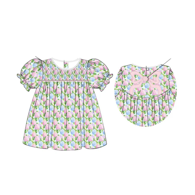 12.4 MOQ:5pcs GSD3274 pre-order toddler girl clothes floral girl summer dress