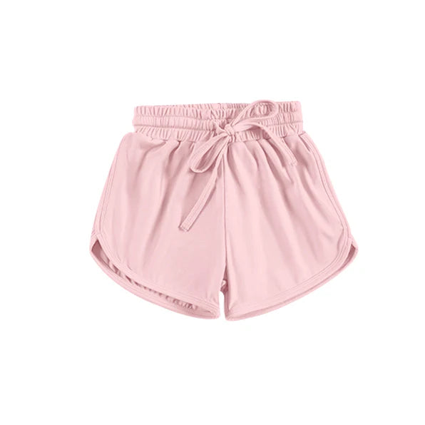 3.27 SS0502 Baby Girls Pink Belt Yoga Shorts Bottoms Preorder