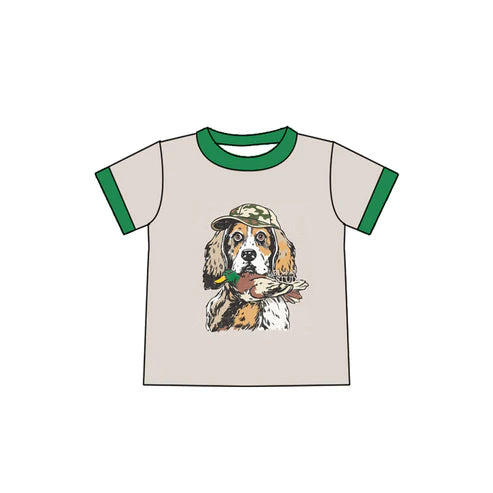 6.19 BT1236 Baby Boys Short Sleeves Duck Dog Tee Shirts Top Preorder
