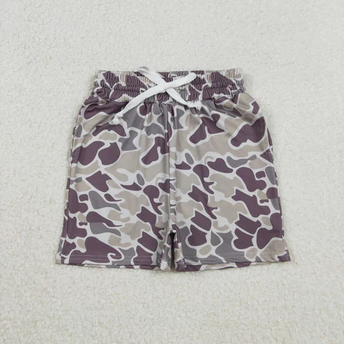 11.27 SS0733 Baby Boys Southern Dark Khaki Camo Pockets Shorts Bottom