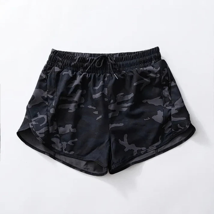 3.23 SS0479 Baby Girls Black Camo Yoga Shorts Bottoms Preorder