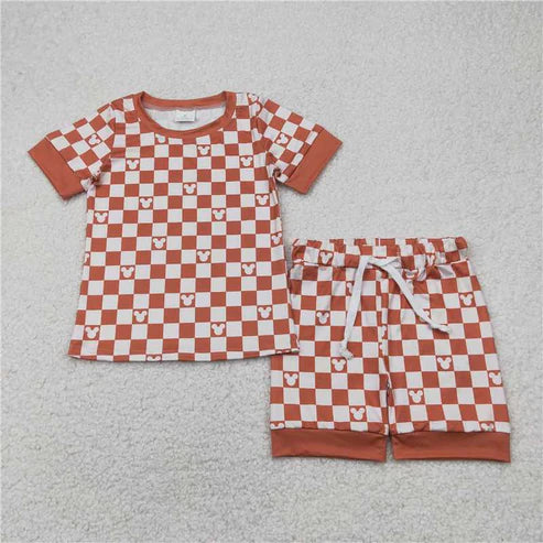 4.9 Sibling Baby Girls Cartoon Mouse Top Tee Shorts Pajamas Clothes Sets
