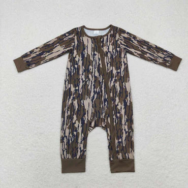 3.13 LR1452 RTS Bamboo baby boy clothes camouflage toddler boy winter romper