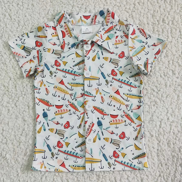 BT0013 Boys Fish Shirt