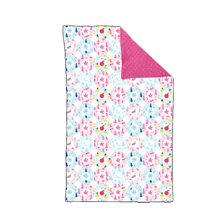 11.25 MOQ:5pcs BL0234 pre-order baby snowflake print baby blanket