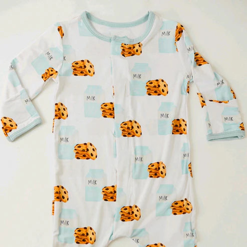 5.24 LR1898 Baby Infant Boys Milk Cookie Buttons Rompers preorder