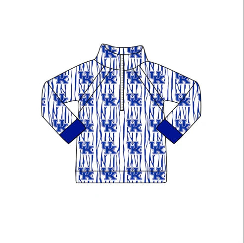 11.4 Baby Boys Blue UK Team Pullover Jackets Tops
