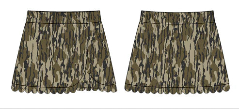 11.3 GLK0172 Baby Girls Olive Camo Southern Yoga Skirts Bottom Preorder