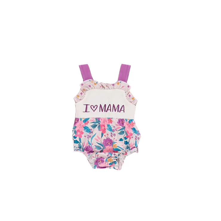 11.19MOQ:5pcs SR3537 pre-order baby girl clothes I love mommy girl summer bubble