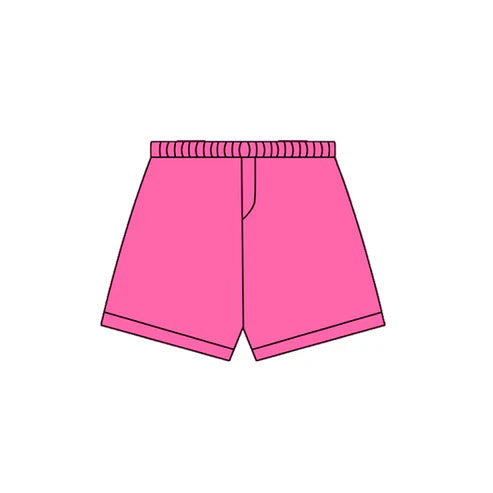 10.7 SS0669 Baby Girls Hot Pink Yoga Shorts Bottoms Preorder