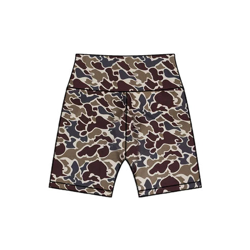 4.11 SS0542 Baby Girls Dark Brown Camo Biking Shorts Bottoms Preorder
