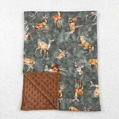 3.10 BL0168 Baby Toddler Children Southern Deers Minky Blanket