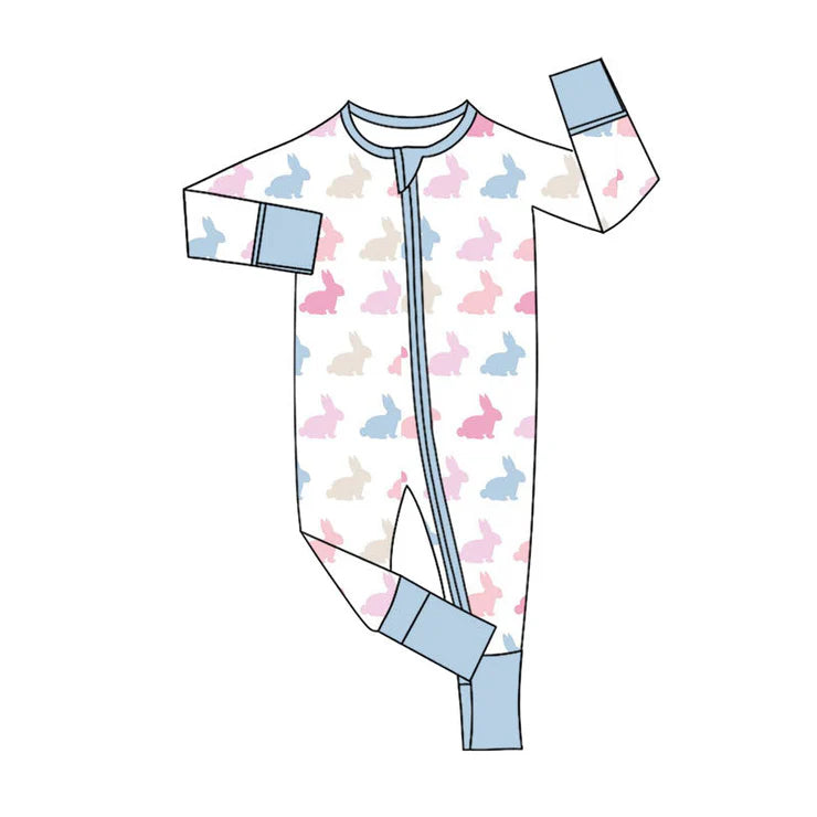 11.14 MOQ:5pcs LR2905 pre-order baby girl clothes bunny toddler girl easter romper