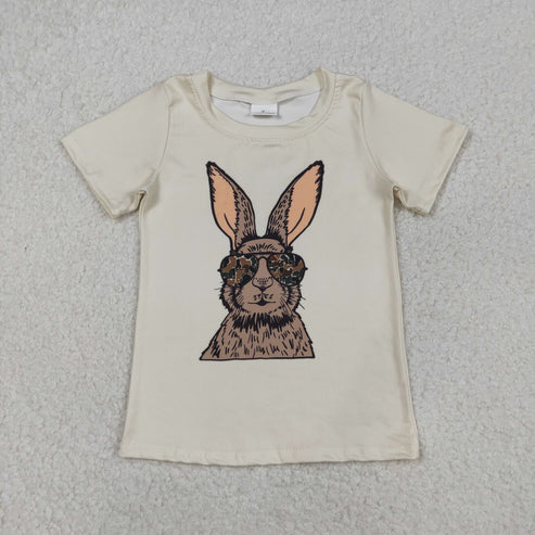 12.3 BT1414 Baby Boys Short Sleeve Rabbits Easter T-shirts Top