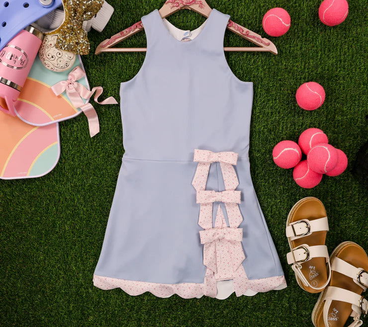 11.6 MOQ:5pcs GSD3030 pre-order toddler clothes blue girl yoga summer dress