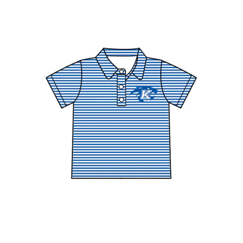 8.11 Custom Moq 5 Baby Boys Panthers Team Short Sleeve Tee Pullovers Polo Shirts Tops